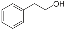 Chemische Formel phenylethyl-alcohol
