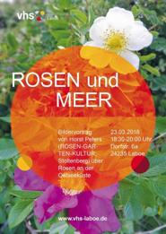 “Plakat »Rosen und Meer«, VHS Laboe 2018”