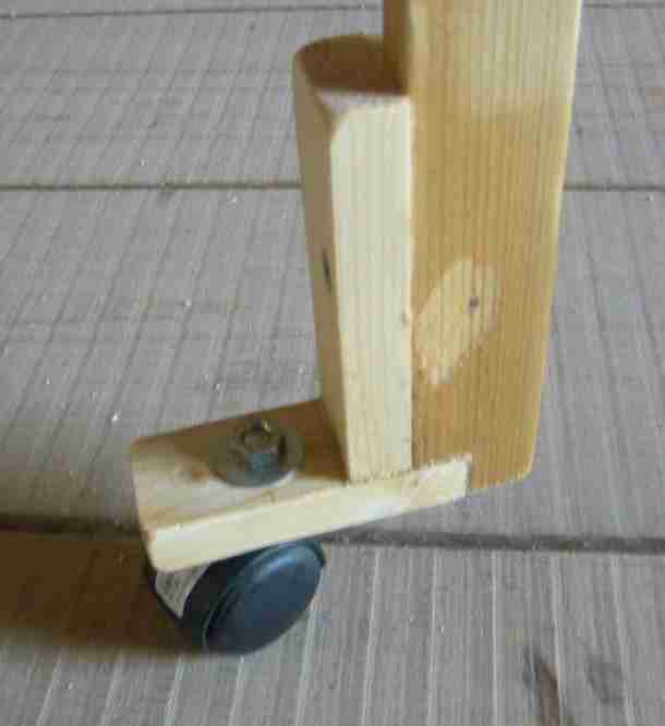 Montierte Rollen.