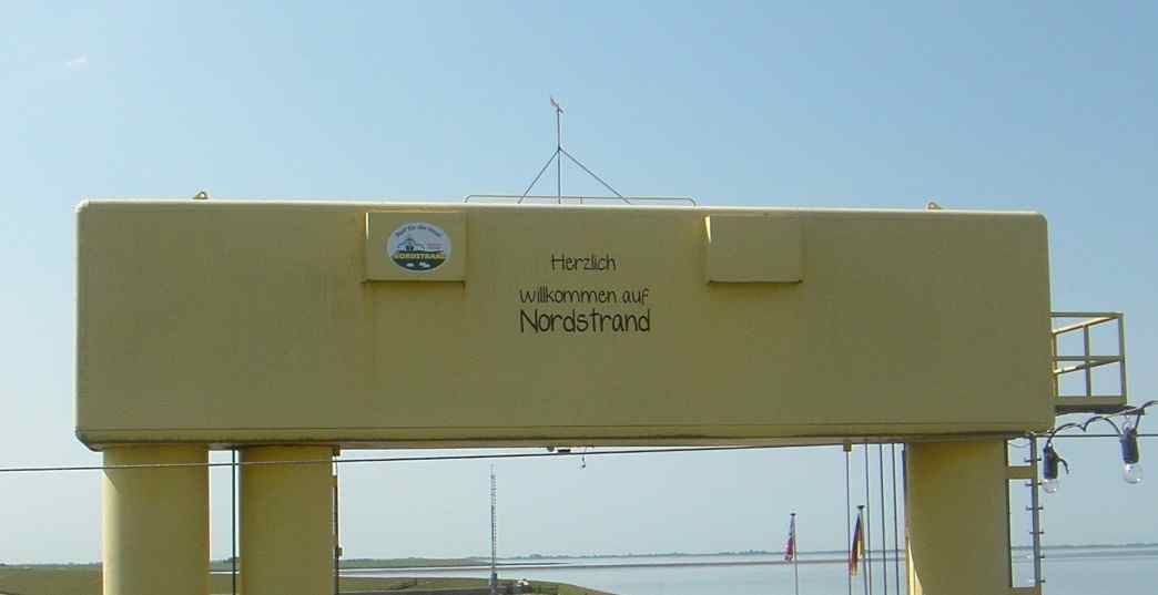 Hafenschild Nordstrand